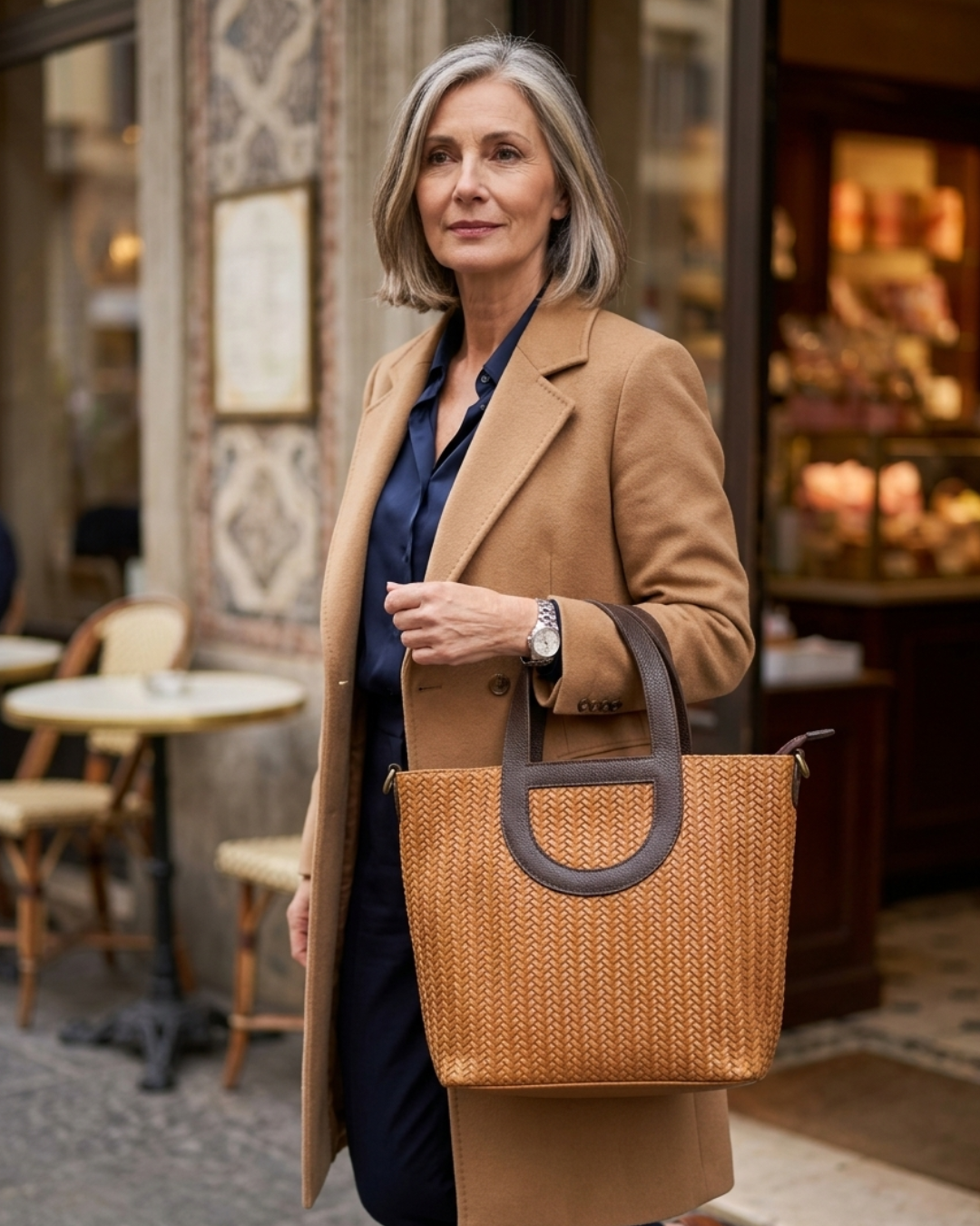 Bolso Cubo Trenzado